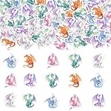 Kreatwow 200Pcs Dragon Party Confetti Colorful Dragon Birthday Party Decorations for Girl Dragon Table Decor Fantasy-Dragon Dragon Birthday Hatching Soon Paper Scatter for Baby Shower 1st 2rd Bday