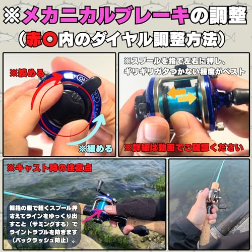 TACKLAND ツインフィッシュ 両軸リール