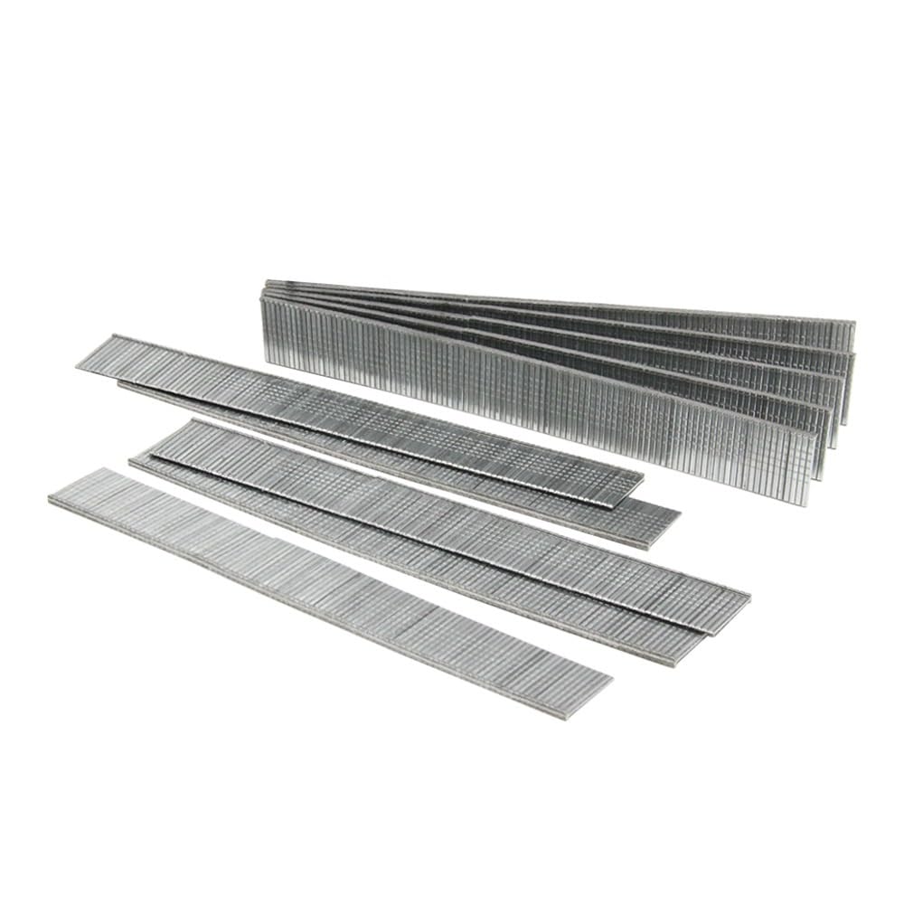 Pfrank 1000Pcs 18 Gauge 15Mm Brad Nails For Electric Stapler Nailer Tacker T-Shaped Type 47 Staples For Nail Gun