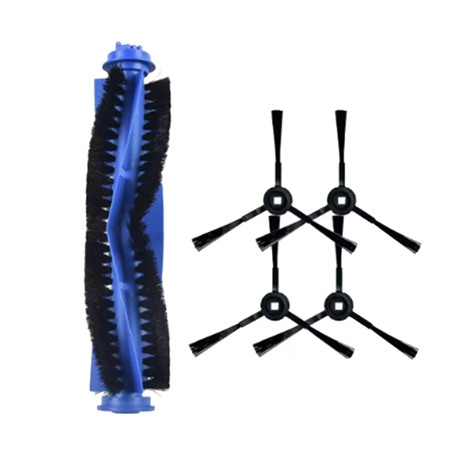 LFBRODPDBRVC ，Compatible For RoboVac，L35/L35 Hybrid Robot Vacuum Cleaner Cleaning Replacement Parts 4Pcs Side Brush+1Pc Main Brush