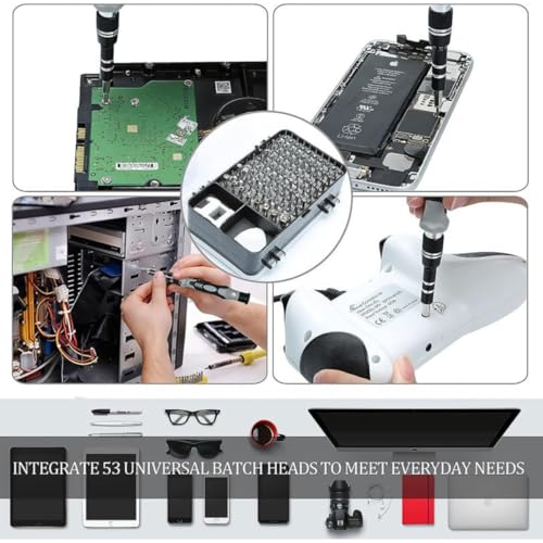 Image of higadget Screwdriver Set, 115‑in‑1 Precision Magnetic Screwdriver Kit for Electronics Repair, Mobile, Laptop, Game Console Tool Set with S2 Steel Bits, Ergonomic Handle & Case