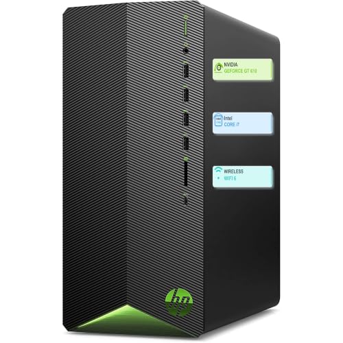 HP Pavilion Desktop Tower Computer for Dedicated Media and Gaming
