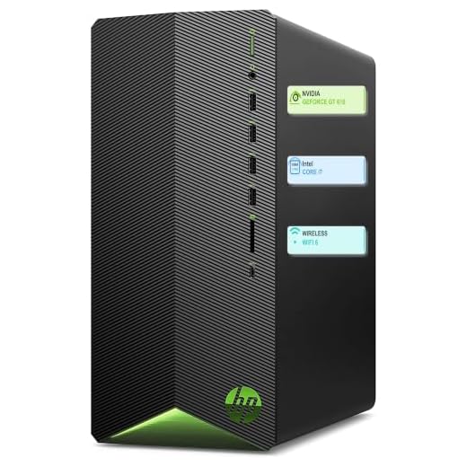 HP Pavilion Desktop Tower Computer, Intel i7-11700F, 32GB RAM, 1TB SSD | GT 610, 2026 Edition, Copilot AI, WiFi 6, Keyboard Included, Type-C, HDMI, Windows 11 Home for Business Office & Home
