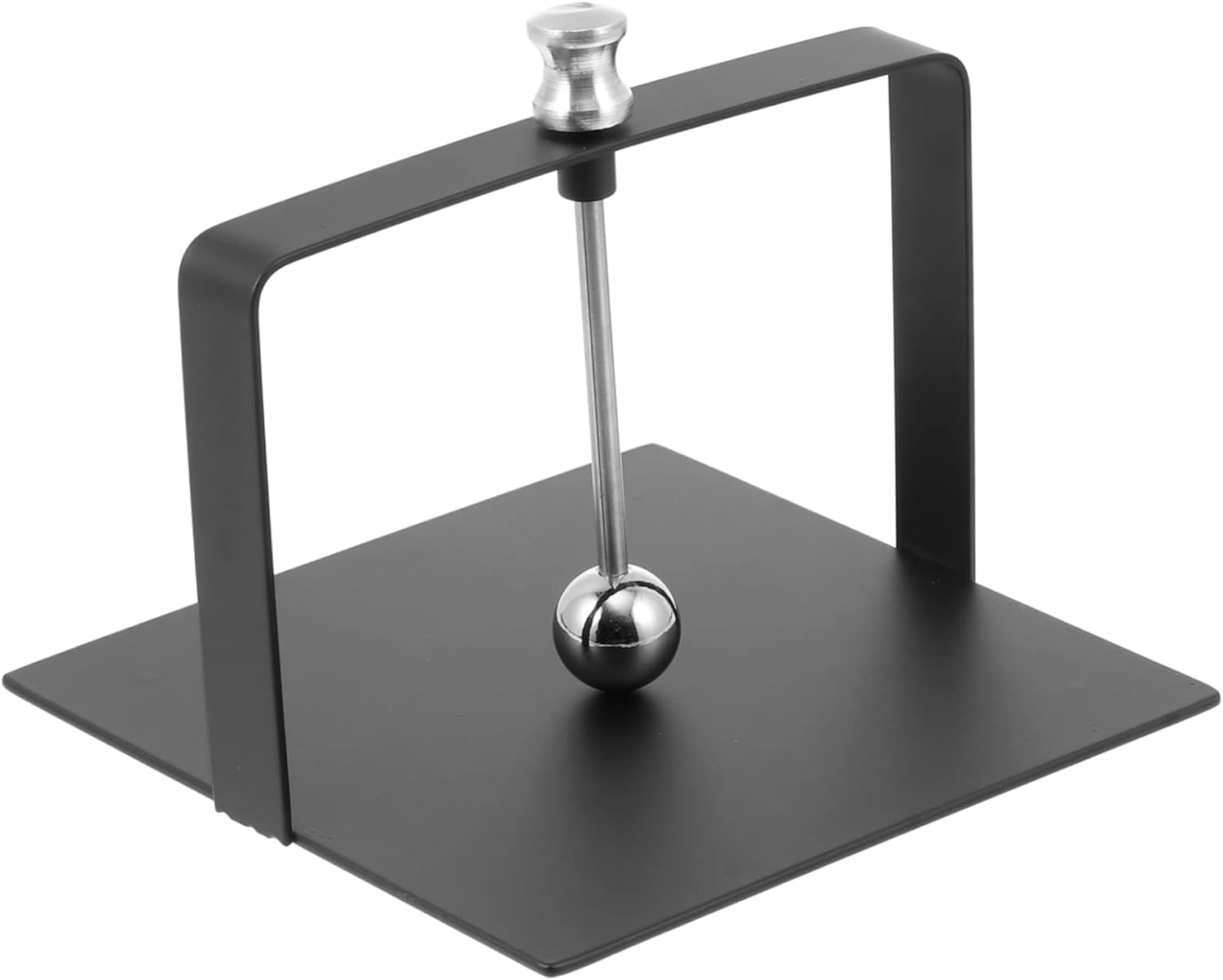 Unomor 1pc Stainless Steel Napkin Rack Black Freestanding Tissue Holder for Hotel Home Use Design Breakage Resistance for Dining Tables Buffets