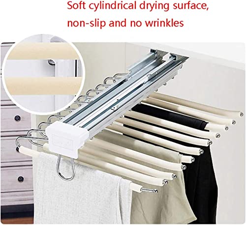 Tire-pantalons suspendus LWX rack gain de place pour dressing moderne