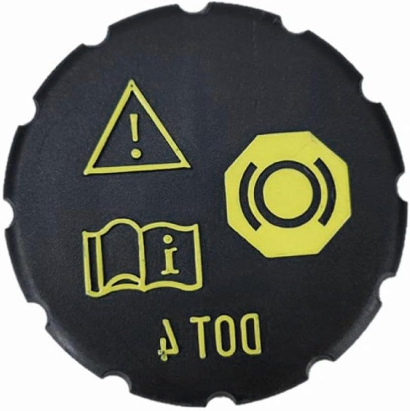 464334 Car Brake Fluid Reservoir Cap Oil Pot Inner Tank Cover Maintenance Accessories for C4 C5 301 307 2008 Brake System Accessory Car Brake Repair Component Vehicle Brake Fluid Cover Oil