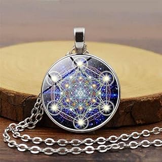 sacred geometry crystal necklace