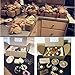 Chilly Treats Gift Boxes, Set of 10 Decorative Gift Packing Boxes for Cookies Chocolate Bakery Cupcake Gift Box, Stickers Included