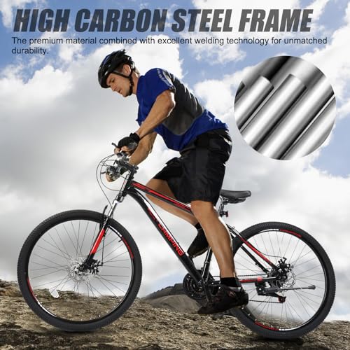 image for Ktaxon Mountain Bike 27.5 Inch Men & Women Mountain Bike 21-Speed Adul