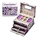 Produktbild ReedG Schmuckpräsentationsset Box für Frauen Mehrschichtige große Kapazitäts-Schmuck-Kasten PU-Leder Schmuckschatulle Langlebige Haushalt Schmuck-Box Schmuck Organisator-Aufbewahrungsbehälter