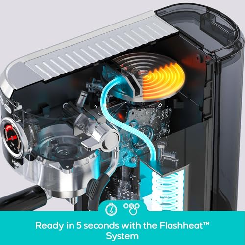 Image of CASABREWS 5418 PRO Espresso Machine, Coffee Maker with Fast Heating System