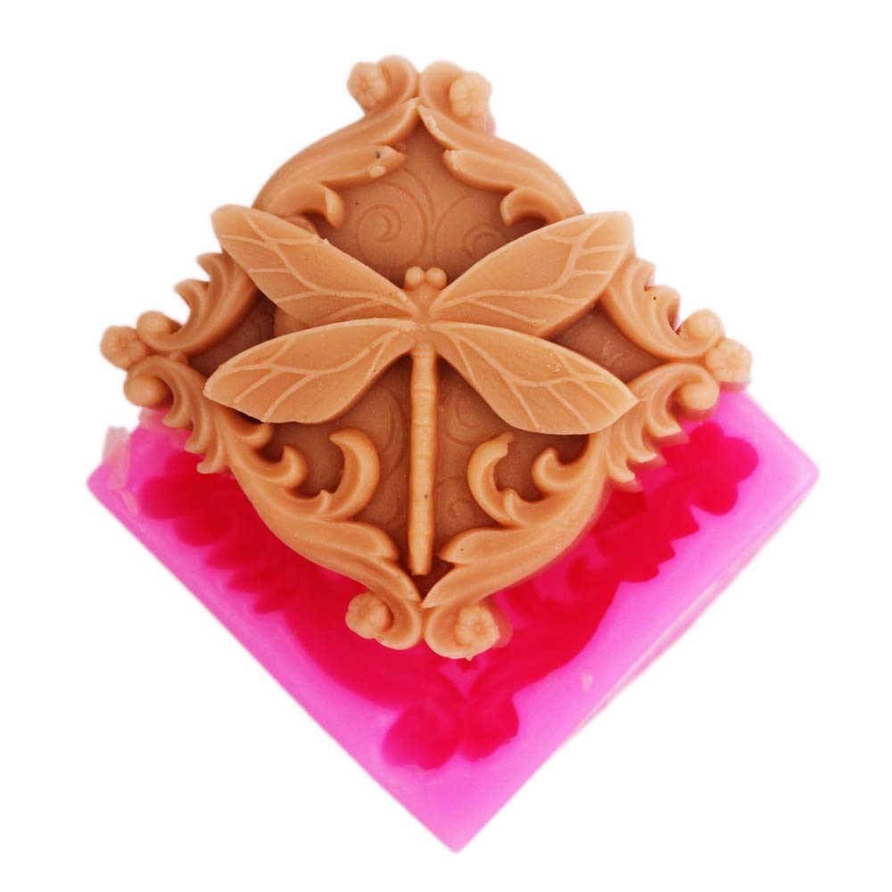Stampo In Silicone A Forma Di Libellula Per Sapone Fai Da Te - Misura 6x7,5 Cm, Lavabile In Lavastoviglie