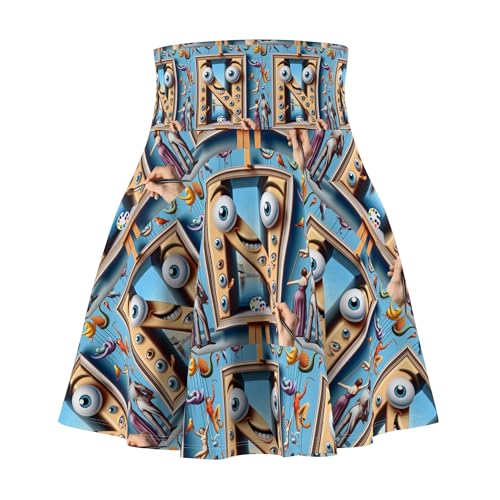 Whimsical Skirt, Fun Layered Ruffle, Creative Gift for Artists, Trendy