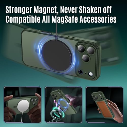 Image of Symcele Designed for iPhone 17 Pro Max Case,Alpine Green