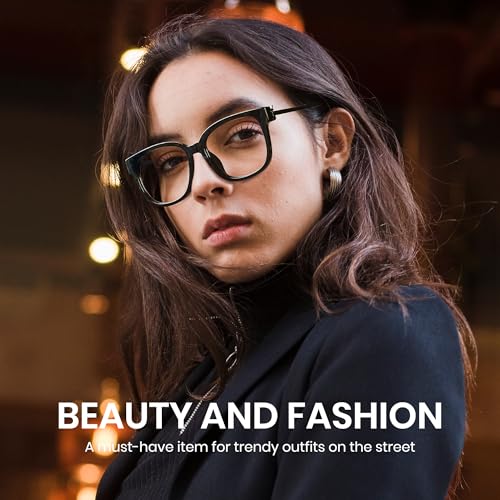 Image of Cyxus Wellington Eyeglasses for Women Men with Blue Light Blocking UV Protection Stylish Eyewear 8234