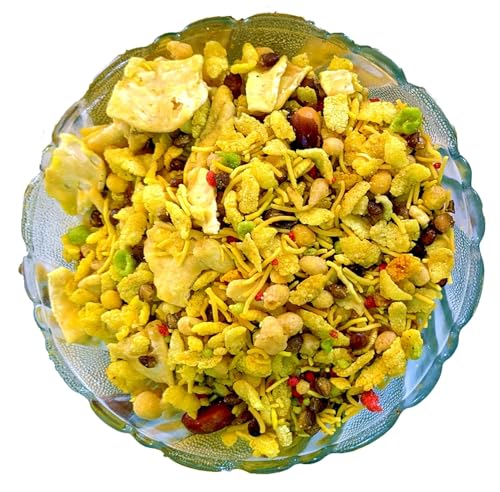 Image of Santushti Namkeen Khatta Meetha Mixture-200gm | Authentic Spicy Snack | Made in Groundnut Oil | Crispy Crunchy Indian Sev for Tea Time, Parties, Travel, Office and Everyday Snacking