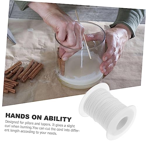 Mecha Trenzada de Algodón para Velas Rollo DIY 61m miniatura 5