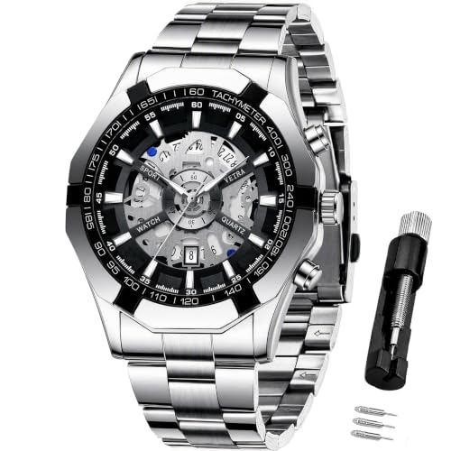 Vetra Watches for Men Luxury Diamond Dress Business Classic Wrist Watch
