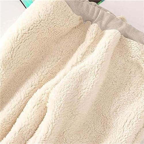 Fluffy Pajama Pants For Women Plush Fuzzy Cute Baggy Soft Casual Joggers - image 4