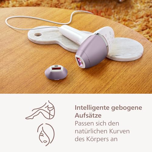 Philips Lumea IPL 8000 Series - IPL Geräte Haarentfernung für bis zu 2 Jahre seidig-glatte Haut¹ mit 2 Aufsätzen für Körper & Gesicht… – Ansicht 6