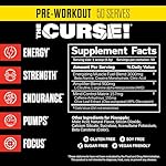 JNX SPORTS The Curse! Pre Workout Powder - Pineapple 50 Servings | Preworkout: Boost Strength, Energy + Focus for Men & Women | Caffeine, Beta-Alanine, Creatine & L-Citrulline - Image 2