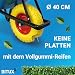 BITUXX Schubkarre 100L Schubkarren Schiebkarre Groß Scheibtruhe Bauschubkarre Blau mit PU Vollgumi Rad Gelb bis 250kg