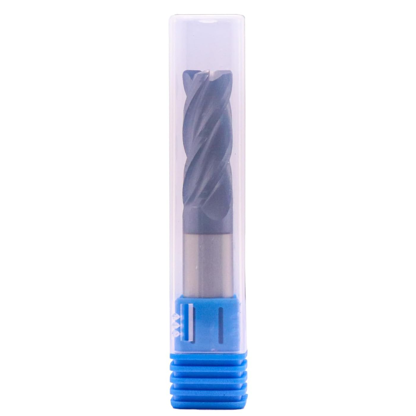 High Performance Solid Carbide Corner Radius End Mill - AlTiN Coated, 30 Degree Helix, .060" Corner Radius, 4 Flute, 1/2" Cutting Diameter, 1/2" Shank Diameter, 1" Length of Cut, 3" Overall Length