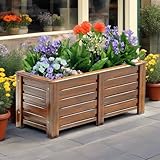 Hochbeet für den Außenbereich, Pflanzkasten für Gemüse, Kräuter, Blumen und Obst, ideal für Zuhause, Garten, Stadtwirtschaft, nachhaltige Pflanzlösungen, einfach zu montieren