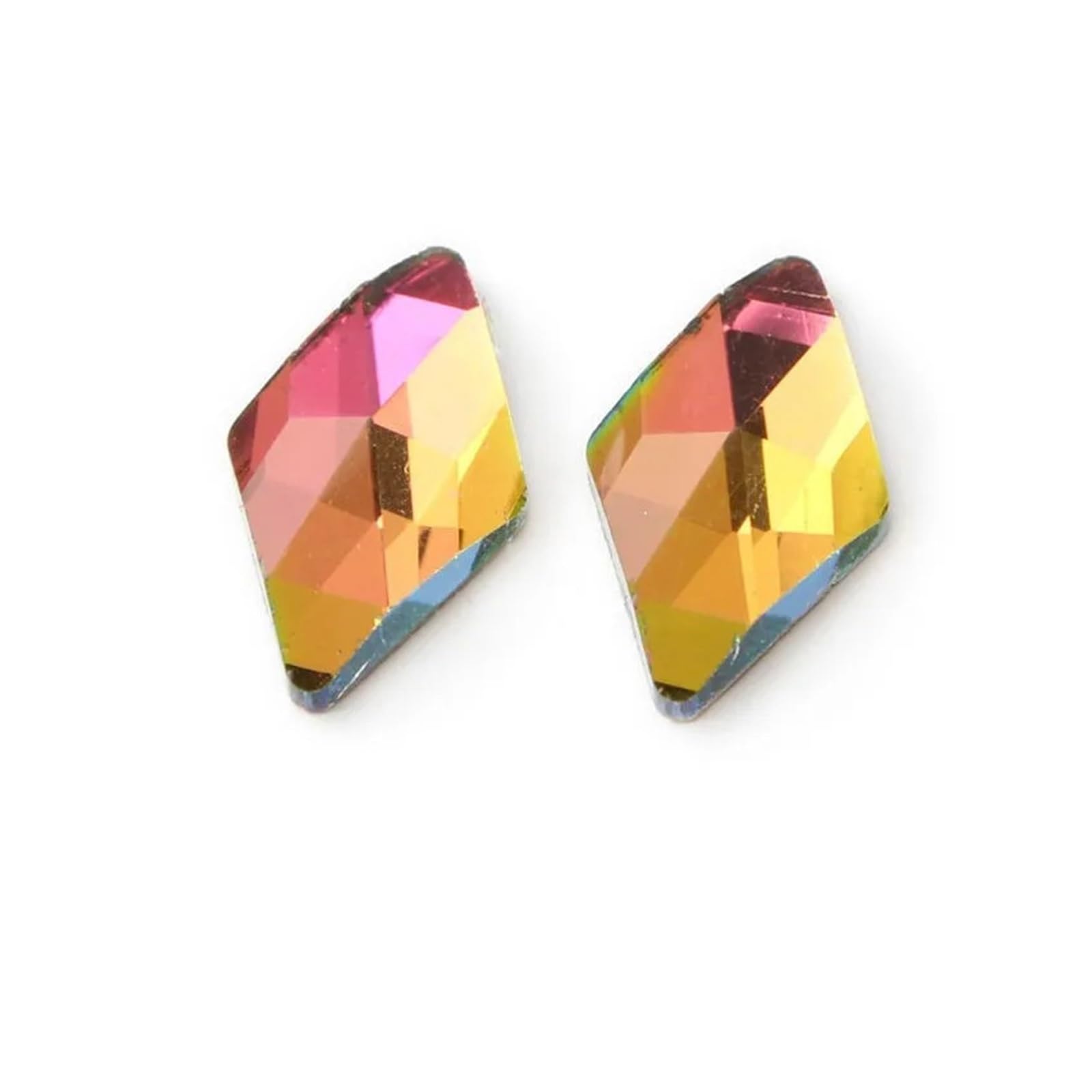 3D Nail Art Rhinestones Rhombus Flatback Crystal 6x10mm Nail Art Manicure