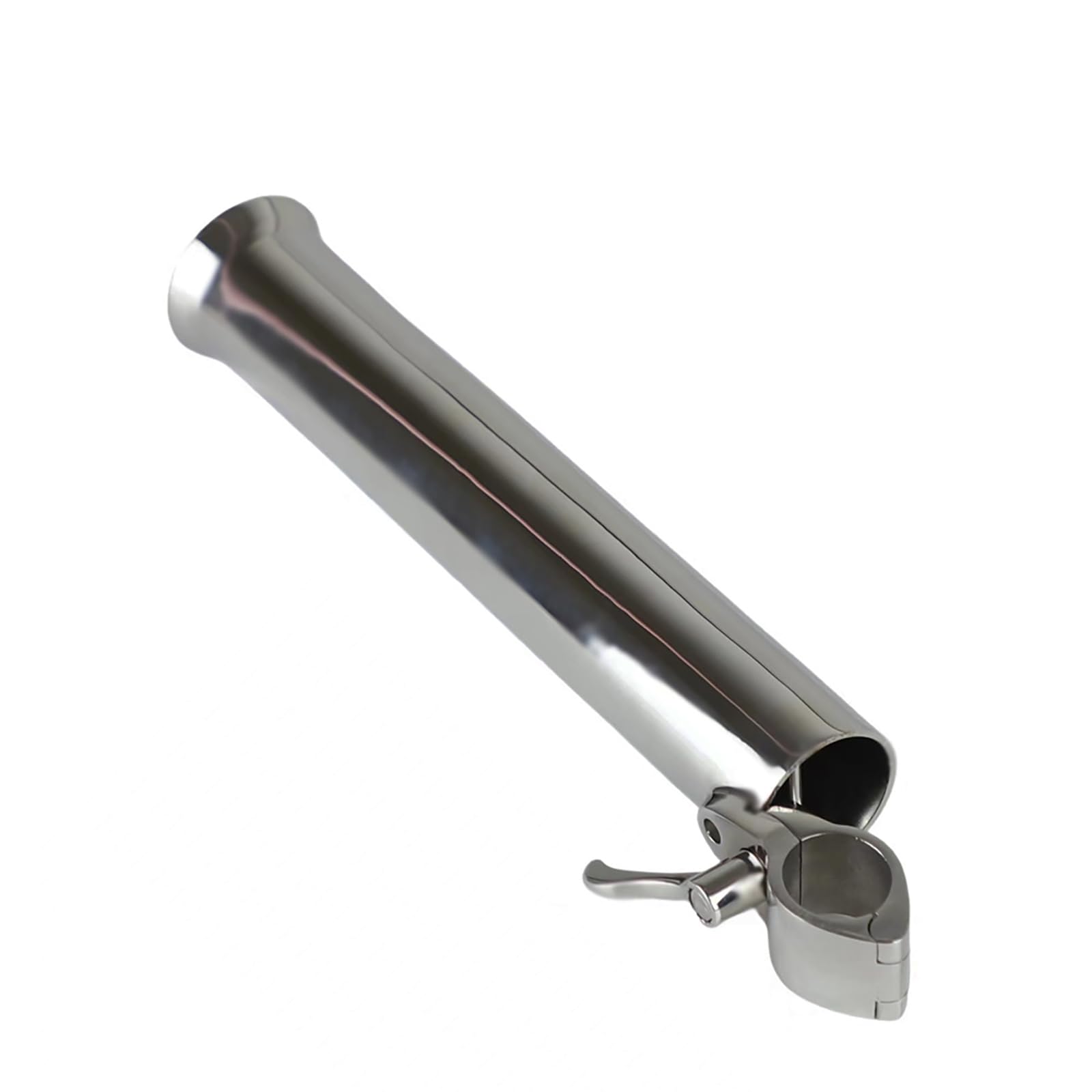 Supporto per canna da pesca in acciaio inox con morsetto per kayak