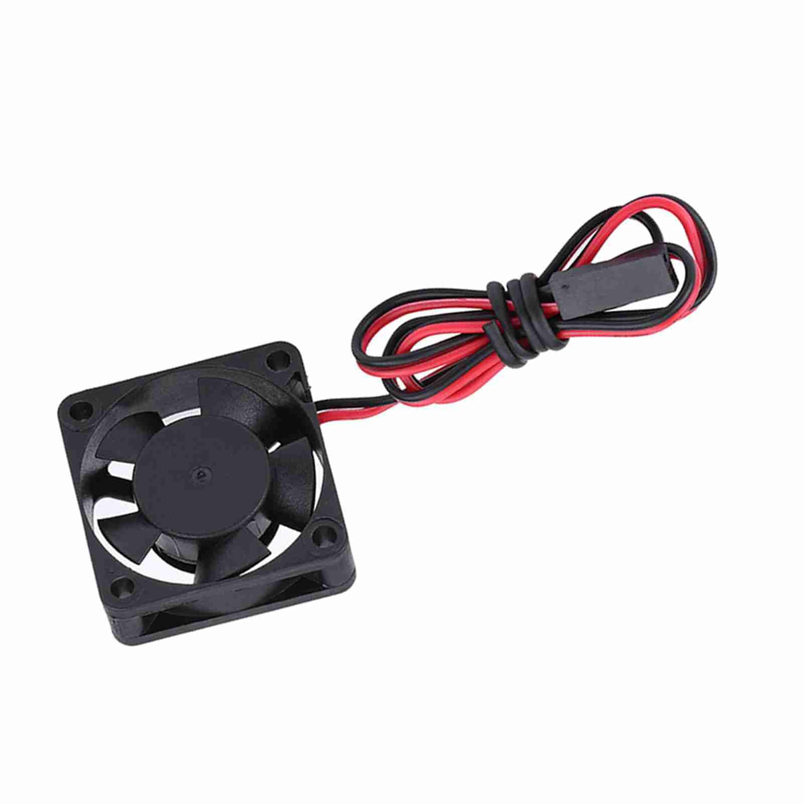 Engine Cooling Fan, RC Car Parts RC Motor Engine Cooling Fan DC Cooling Fan Black DC Fan Car Parts (25 * 25MM)