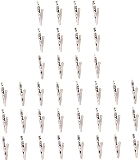 DOITOOL 72 pcs Metal Alligator Clip Alligator Clips Electrical Stainless Steel Crocodile Clamp Alligator Crocodile clamp Metal Crocodile Clamp Crocodile Clip 51mm Stainless Crocodile Clamp