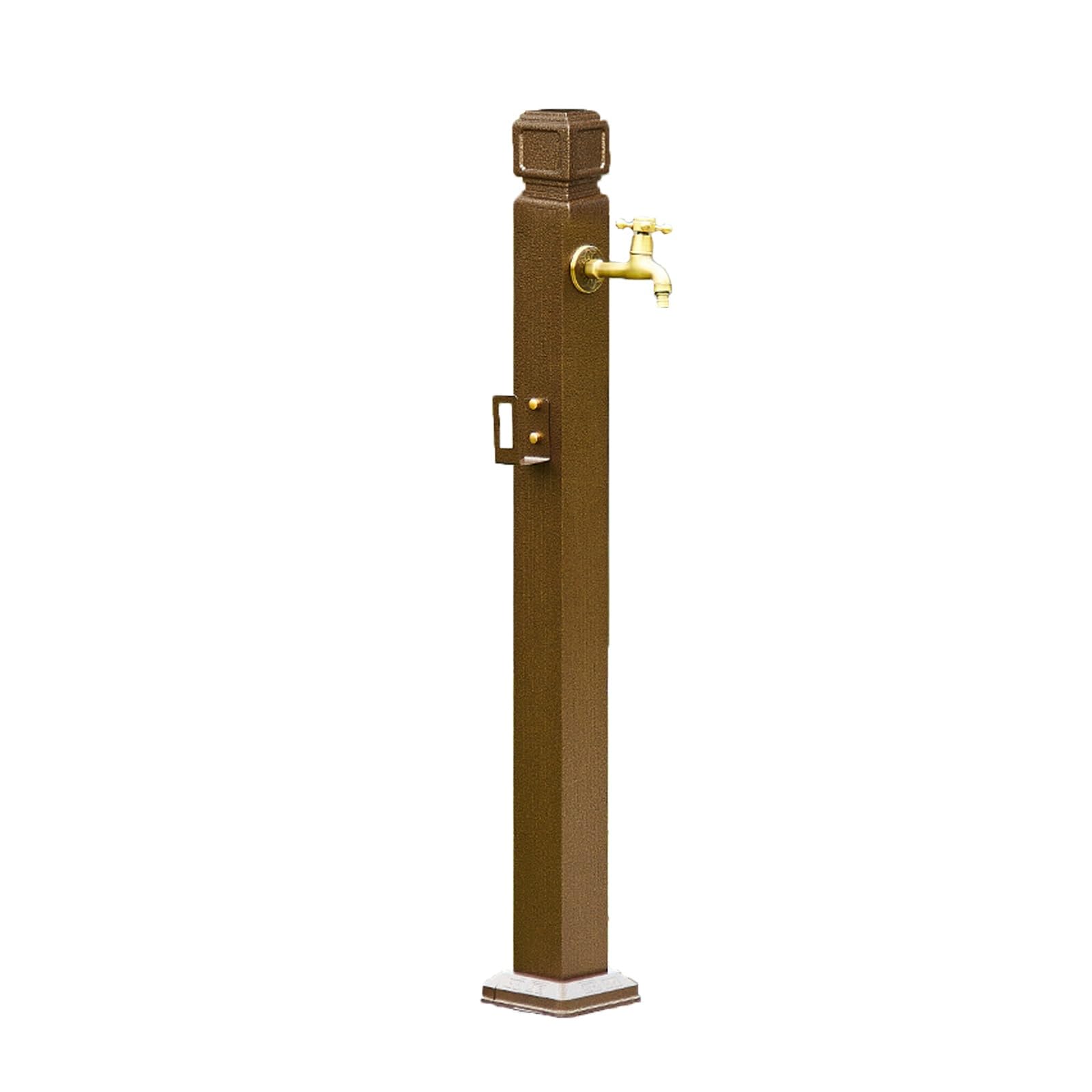 WOTZOV Outdoor Water Column With Double Faucet, 37.4In Vertical Garden Irrigation Hydrant, Freeze Proof Courtyard Column, Garden Faucet For Efficient Watering，95cm/37.4in C