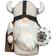 Viking Handmade Plush Gnomes - Faceless Gnome Plush Doll Knight Dwarf Viking Figurine Table Ornaments Holiday Home Decoration