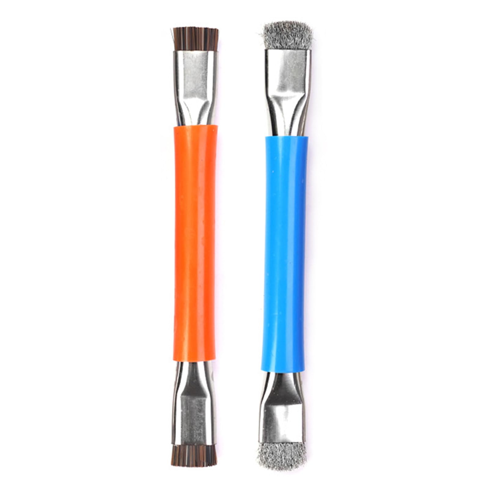 Zepfjhe 2Pcs Ergonomic Grip Multipurpose Brushes With Wire Bristle For Safe Electronics Maintenance Jewelry Brush