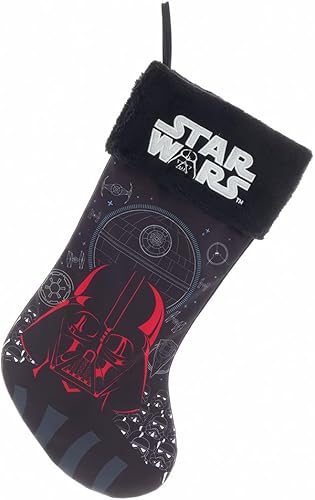 STAR WARS Kurt Adler - Calcetines Darth Vader de 19 pulgadas