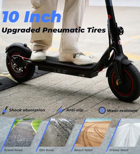 Electric Scooter, 23 Miles, 22 MPH Top Speed Electric
