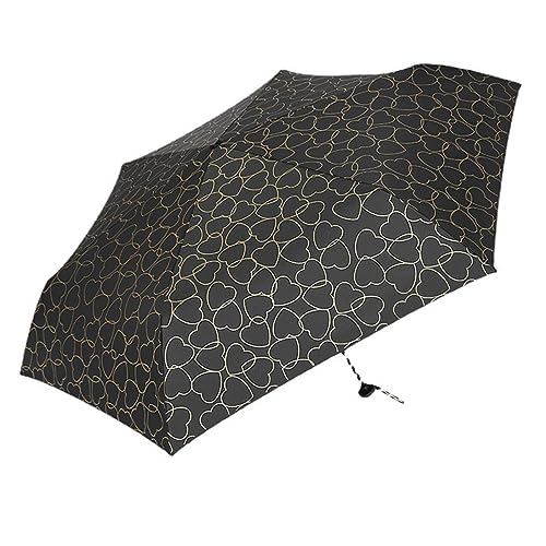 Parapluie de poche pliable pour femme contre la pluie et le soleil