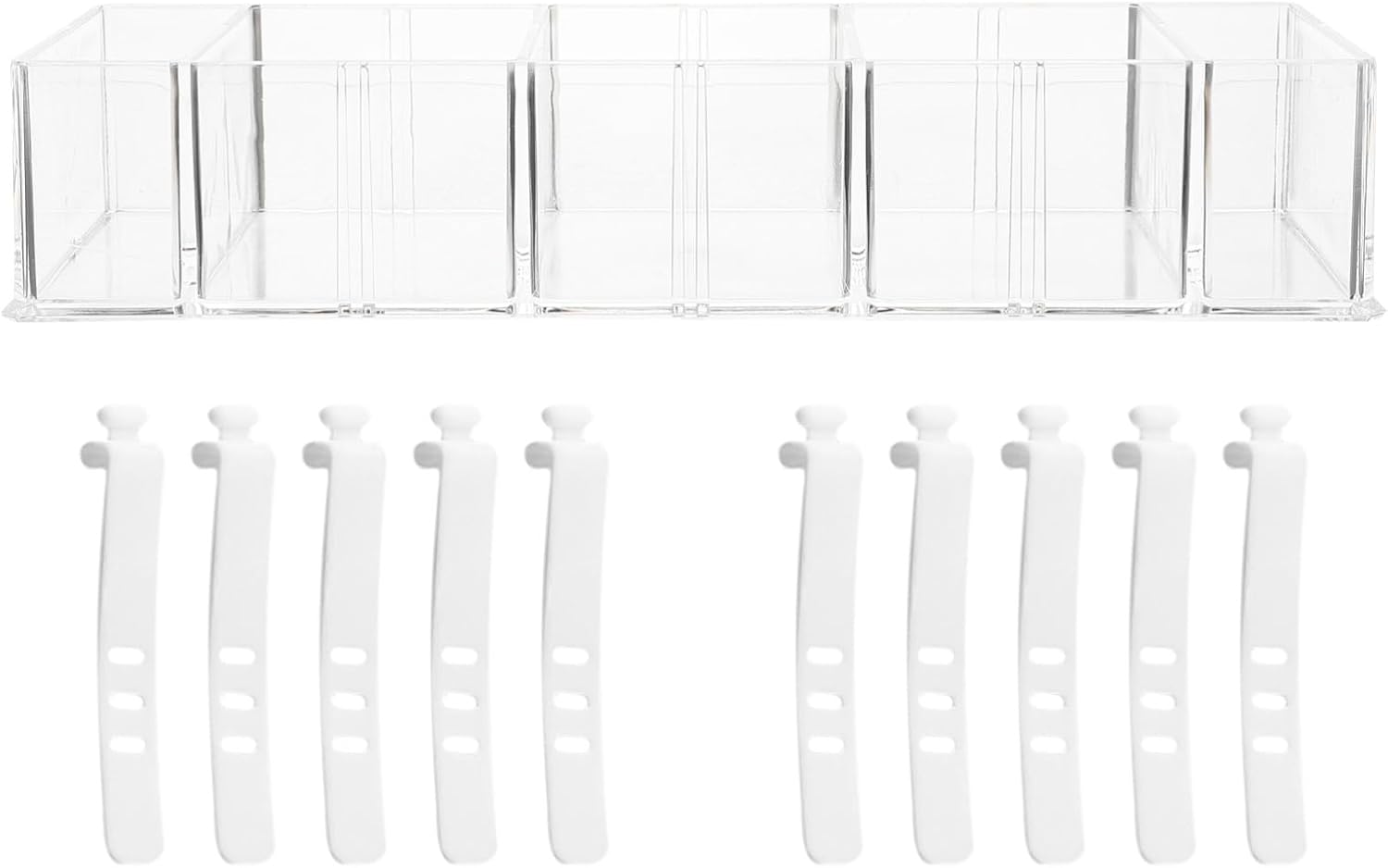 Ps Phone Charger Box with Compartments for Desktop Cable Storage