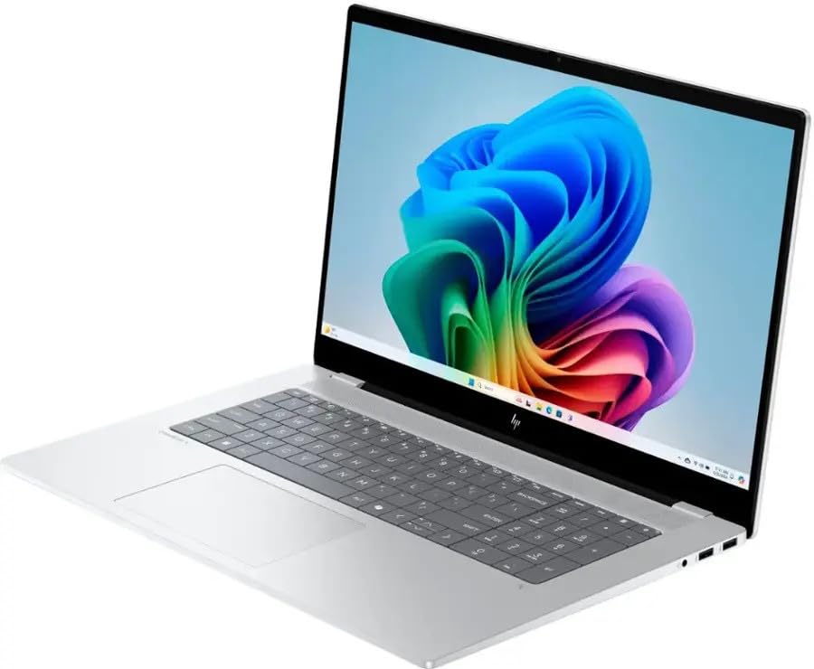 Image of HP OmniBook X Laptop, 17.3 inch FHD IPS Touchscreen, Intel Ultra 7 258V 8-Core, Intel Arc Graphics 140V, 32GB LPDDR5 2TB SSD, Backlit Keyboard, Thunderbolt 4, Wi-Fi 6E, 5MP + IR Camera, Win11 Home