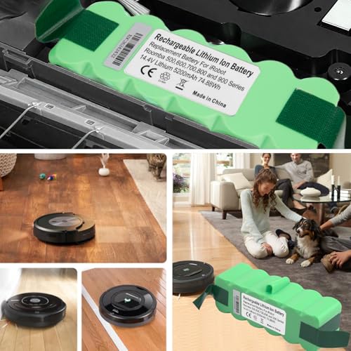 Batterie Lithium 5200mAh haute capacité pour iRobot Roomba 500-800 - 7
