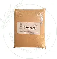 Argila em pó 500g Marrom (acne pele escura) Ervas e Raízes Pura