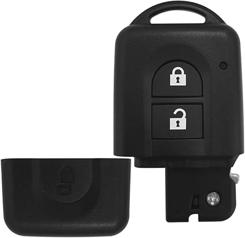 Miniatura 3 de Fundas para llavero de coche para Nissan Micra X-Trail Qashqai Juke Pathfinder, 2 botones remoto