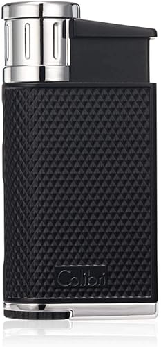 Miniatura 5 de Colibri EVO Encendedor de llama de un solo chorro en ángulo, negro y negro