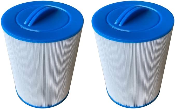 Malaka Spa Filter Cartridge Compatible with PWW50P4 【NOT PWW50P3, NOT Coarse Thread】 1-1/2'' MPT Thread (Fine Thread) Replacement Filter, 2-Pack