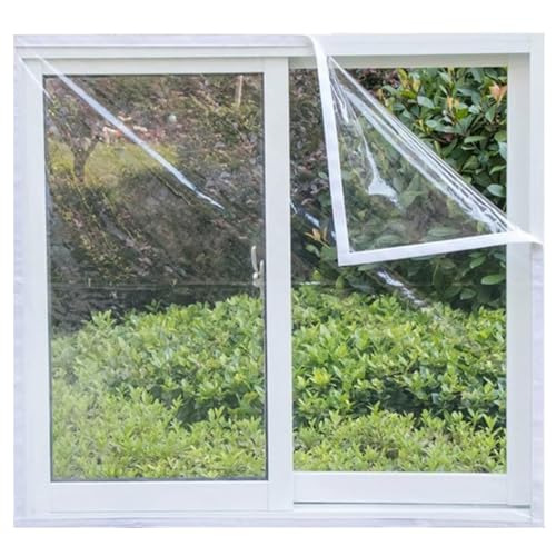 VOLLENC Window Insulation Kit Soundproof Window Sticker White 100x110cm (39.3x43.3in)