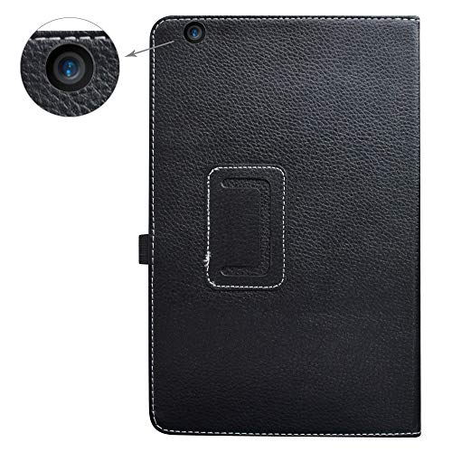 Zte K92 Primetime Case,Mama Mouth Pu Leather Folio 2-Folding Stand Cover With Stylus Holder For 10.1" Att Primetime/Zte K92 Primetime Tablet,Black #TOP5