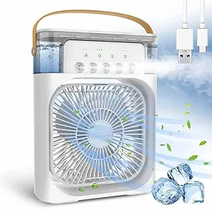 Satya Tech Air Cooler Fan | Portable with 3 Modes | Cooler For Room | Cooling Mini Cooler Air Cooler Portable Air Conditioners For Home Office