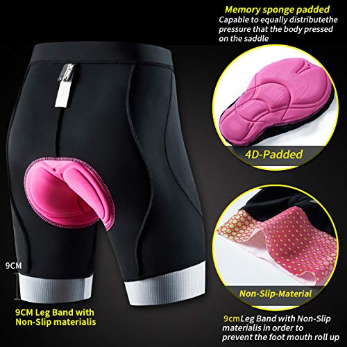 XGC Short feminino de ciclismo e roupa íntima de ciclismo com alta elasticidade e altamente respiráv