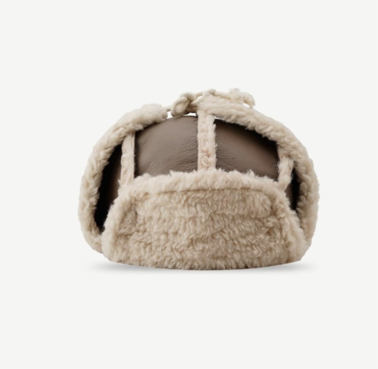 Mützen Winter Mützen Unisex-Wintermütze, Warme Poilt-Mütze, PU-Leder-Futter, Plüschmütze Mit Ohrenschützern Wintermütze (Color : C, Size : One Size)